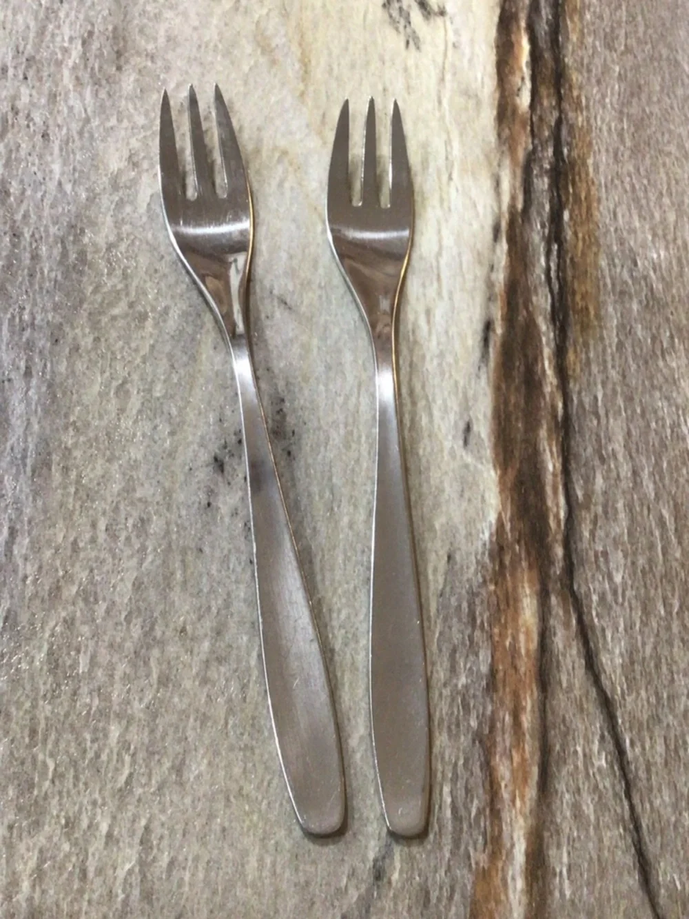 Vintage WMF Cromargan Cocktail Seafood Forks Set of 2 Stainless Steel Germany 6”